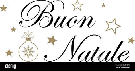 Merry Christmas In Italian Language White Back Buon Natale Italian Christmas Greetings In