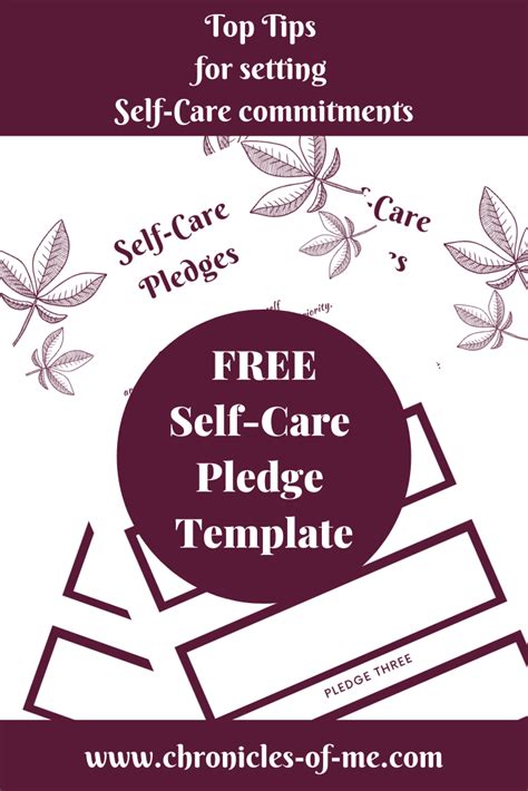 Top Tips For Setting Self Care Pledges Self Pledge Self Care