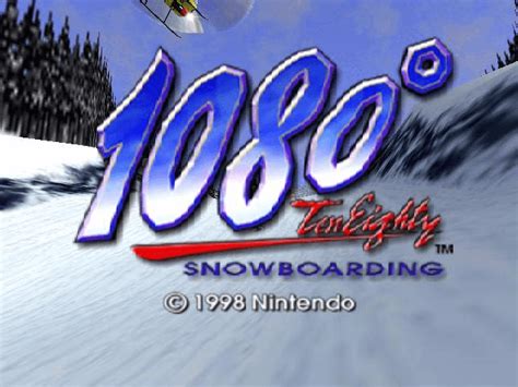 Buy 1080 Teneighty Snowboarding For N64 Retroplace
