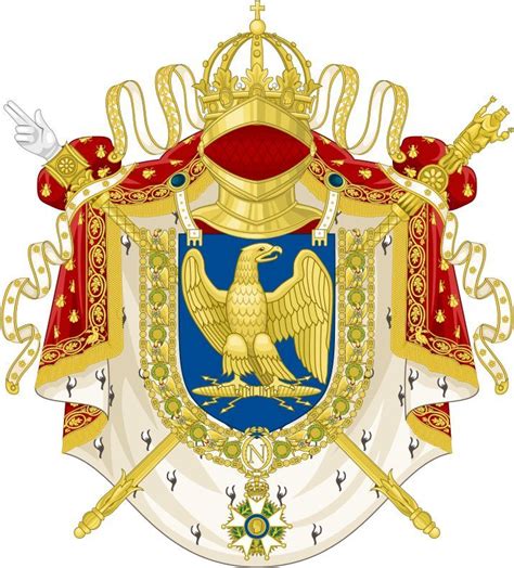 image result for 1750 french flag first french empire napoleon coat of arms