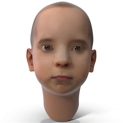 Boy Head 3d Model 99 Max Ma C4d Obj Lwo 3ds Free3d