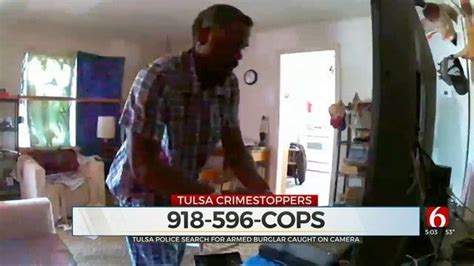 Caught On Video Man Seen Burglarizing Tulsa Home