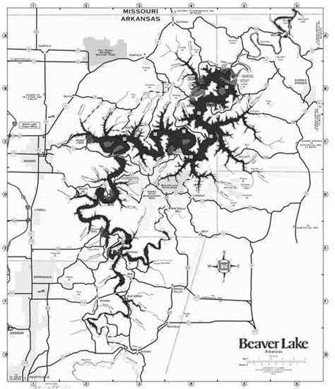 Beaver Lake Map
