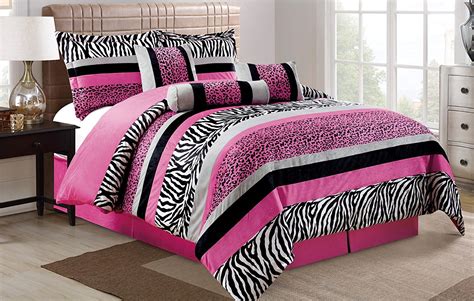 Full bedding sets cheap bedding sets bed comforters zebra bedding kids bedding sets girls comforter sets print bedding kids cotton mix unicorn bedding set. Pink and Black Zebra Bedding Review - Comfort in Color ...