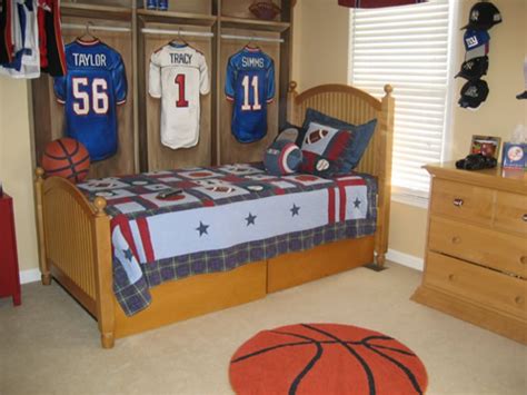 Contemporary Sport Room Idea Creative Baseball Theme Sports Bedroom