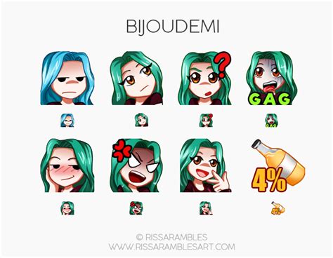 They include a mix of twitch staff, admins, and popular channels. twitch-emotes-bijoudemi | Rissa Rambles - Digital Artist | Twitch Emotes Artist | Custom Twitch ...