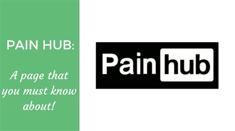 Pain Hub A Page That You Must Know About — Protonautoml