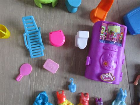 Lot Of 24 Pieces Polly Pocket 2000s Mattel Dolls Accessories Etsy