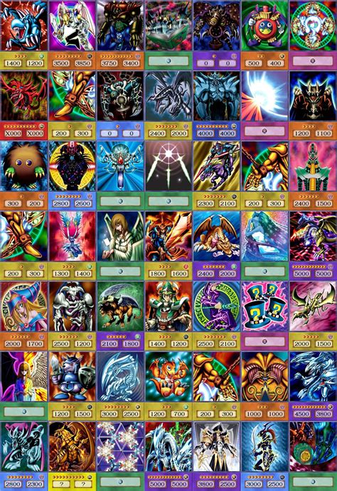 Collage Of Anime Style Yugioh Cards Ryugioh
