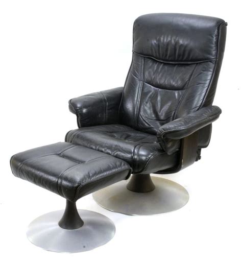 21.5d x 21.5w x 15.5t product id: Sold Price: Unico Danish Leather Lounge Chair and Ottoman ...