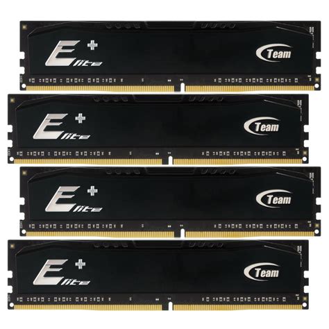 16gb Team Elite Plus Ddr4 2400mhz Pc4 19200 Quad Channel Kit 4x4gb