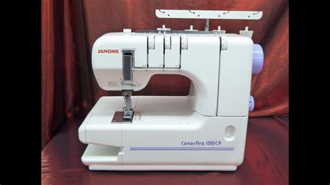 Maquina De Costura Galoneira Janome Coverpro Ii 1000cp Youtube