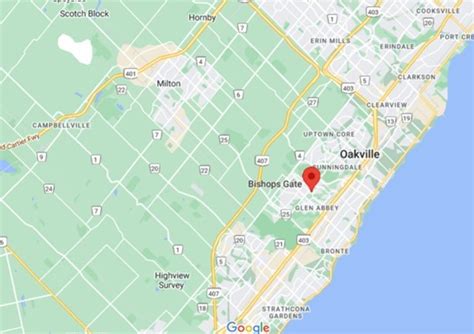 Bishopsgate Oakville Nbhd Ontario Area Map And More