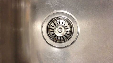 How To Clean A Stained Sink Strainer Youtube