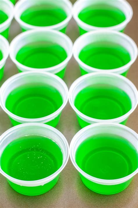 Green Jello Cup