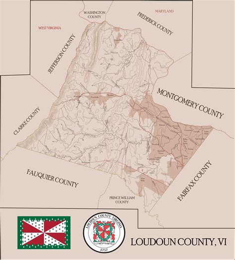 My Take On A Map Of Loudoun County Virginia Oc 2062 X 2283 R