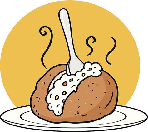 Baked Potatoes Illustrations Royalty Free Vector Graphics