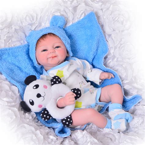 Keiumi 17 Soft Silicone Vinyl Dolls Babies Reborn Realistic Girl And