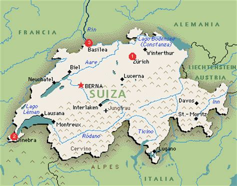 ¡movimientos precompetitivos en italia suiza! Capital Suiza Mapa