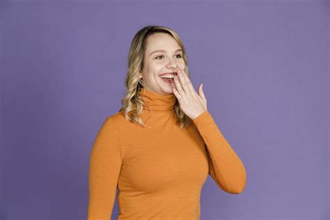 Surprised Woman Hand Her Mouth Premium Photo Rawpixel
