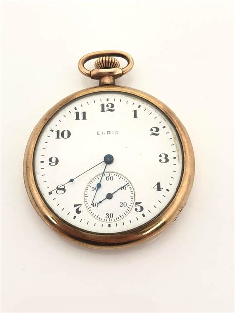 Lot Ca Antique Elgin Gold Filled Pocket Watch
