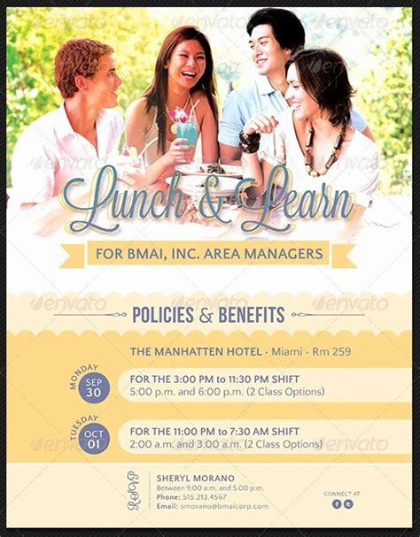 Lunch And Learn Invite Template Inspirational 14 Lunch Flyer Templates