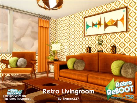 The Sims Resource Retroreboot Retro Living Room