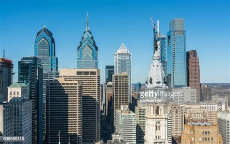 Philadelphia Skyline Aerial Photos And Premium High Res Pictures