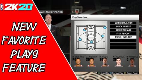 How To Call Plays Faster Using The New Favorite Play Feature In Nba