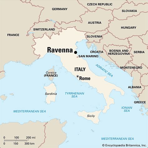 Ravenna Italy Map Port And History Britannica