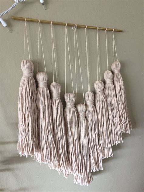 Tassel Garland Tassel Wall Hanging Yarn Tassels Wall Etsy