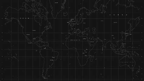 Hd Wallpaper Black And Gray World Map Illustration No People