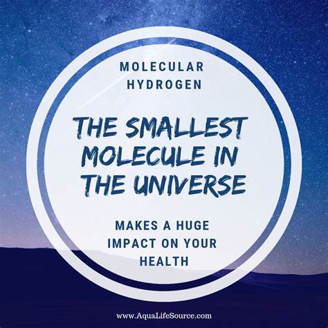 The Smallest Molecule In The Universe Makes A Huge Impact On Your