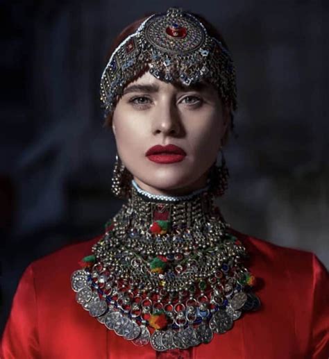 Berry Vintage Afghan Necklace For Wedding Nikkah And Mehndi Afghan