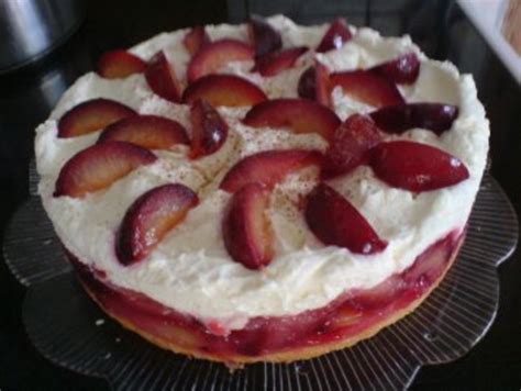 Pflaumen - Mascarpone -Torte Rezept mit Bild