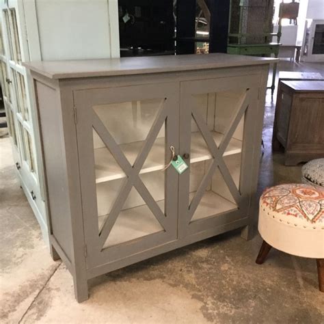 Glass Front Buffet With Two Doors Nadeau Miami