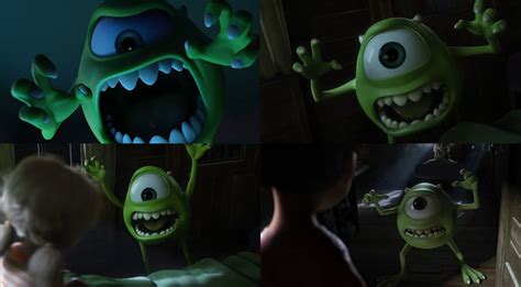 Mike Wazowski Scares Monsters University By Dlee1293847 On Deviantart