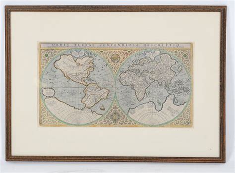 Mercator Rumold 1545 1599 World Map Sold At Auction On 19th February