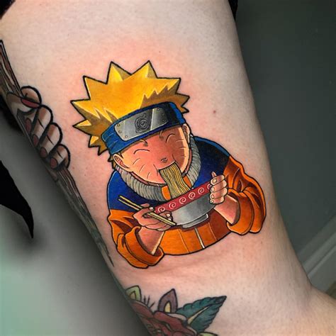 I Did This Naruto Tattoo Today Mcallistertattoo Rnerdtattoos