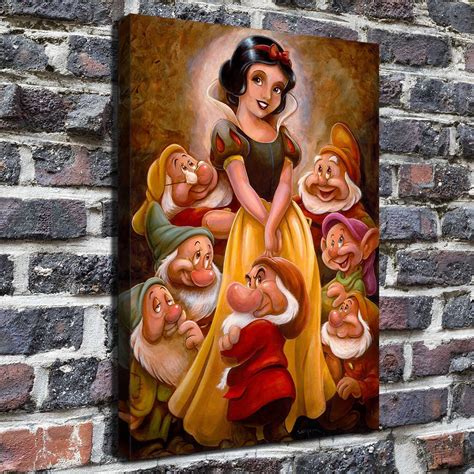 Snow White Paintings Hd Print On Canvas Home Decor Wall Art Pictures