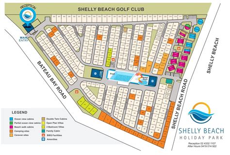Latest Shelly Beach Holiday Park Map Address Nearest Station Airport