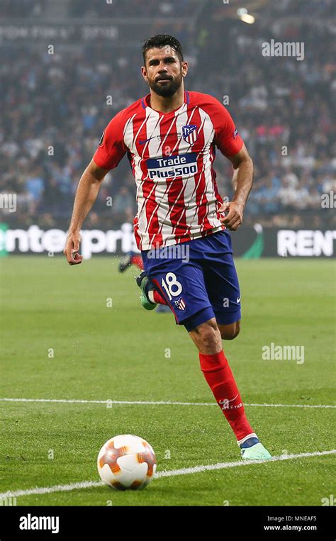 Diego Costa Of Atletico Madrid During The Uefa Europa League Final
