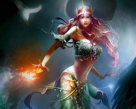 Fantasy Girl 3d Fantasy Magic Woman Hd Wallpaper Peakpx