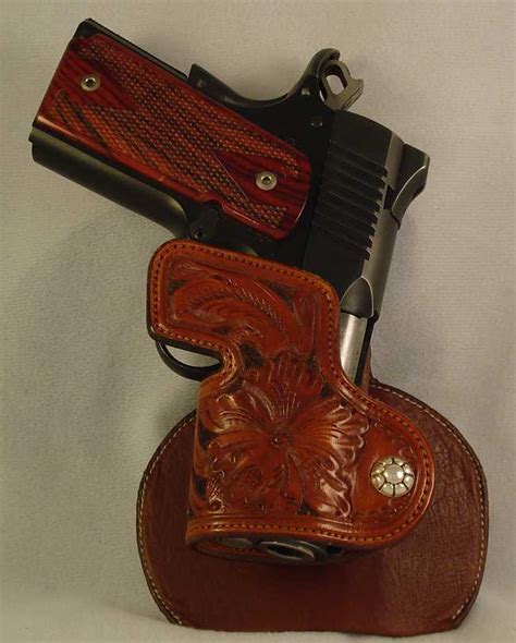 USA MADE 1911 Commander Handmade Leather Holster Pistol Holster