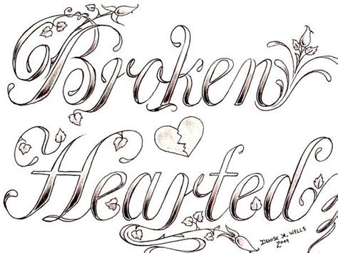 Heart of roses valentine s9eb3. drawn vines in hearts | broken hearted 30 Mind Blowing ...