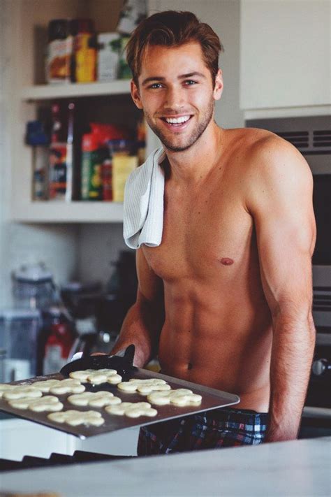 Christmas Baking With A Shirtless Hunk