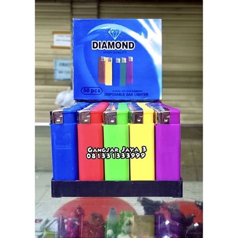 Jual Korek Diamond Warna Solid Polos 50pc Shopee Indonesia
