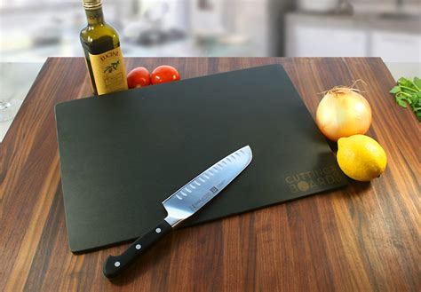 custom richlite cutting board black 1 4 thick