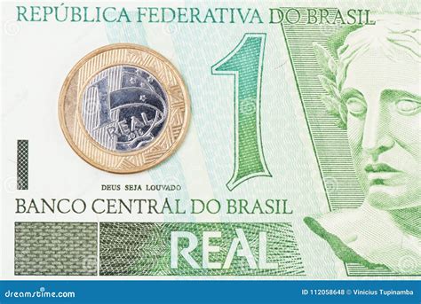 1 Brazilian Real Stock Photo Image Of Currency Pattern 112058648
