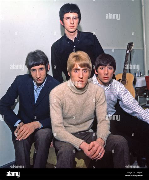 The Who Uk Rock Group About 1965 From Left Pete Townshend John